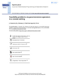 Feasibility problems via paramonotone operators in a convex setting.pdf.jpg