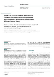 Impact of Anal Fissure on Neuroticism, Estraversion, Openess to Experience, Agreableness, and Conscientiousness. A case to control study.PDF.jpg