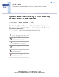 Lipschitz upper semicontinuity of linear inequality systems under full perturbations.pdf.jpg