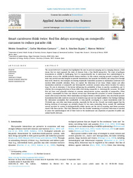 Smart carnivores think twice Red fox delays scavenging on conspecific....pdf.jpg