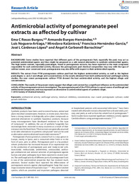 J Sci Food Agric - 2016 - Rosas‐Burgos - Antimicrobial activity of pomegranate peel extracts as affected by cultivar.pdf.jpg