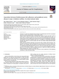 Association between Mediterranean diet adherence and peripheral artery disease in type 2 diabetes mellitus An observational study.pdf.jpg