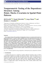 2022 Dvorak et al - Nonparametric Testing of the Dependence Structure Among Points Marks Covariates.pdf.jpg