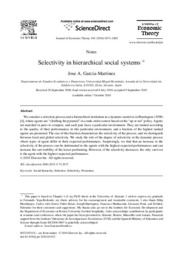 12 Selectivity in Hierarchical Social System (JET) 2010.pdf.jpg