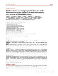 Safety of classic and biologic systemic therapies for the treatment of psoriasis in elderly. An observational study from national BIOBADADERM registry.pdf.jpg