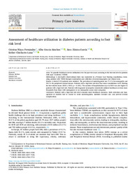 Assessment of healthcare utilization in diabetes patients according to foot risk level.pdf.jpg