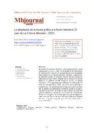 Vista de La adaptación de la novela gráfica a la ficción televisiva. El caso de La Fortuna (Movistar+, 2021).pdf.jpg