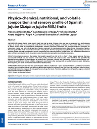 J Sci Food Agric - 2015 - Hernández - Physico‐chemical  nutritional  and volatile composition and sensory profile of.pdf.jpg