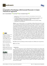 4 Cooperative Purchasing with General Discount,A Game Theoretical Approach_Mathematics2022.pdf.jpg