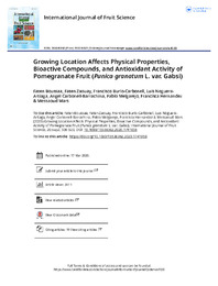 Growing Location Affects Physical Properties Bioactive Compounds and Antioxidant Activity of Pomegranate Fruit Punica granatum L. var. Gabsi .pdf.jpg
