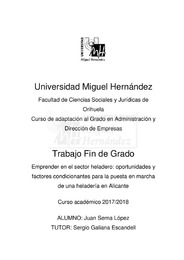 Universidad Miguel Hernández Trabajo Fin de Grado