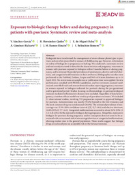 Exposure to biologic therapy before and during pregnancy in patients with psoriasis. Systematic review and meta-analysis.pdf.jpg