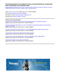 Purcell-enhancement of the radiative PL decay in perylenediimides by coupling with silver nanoparticles into waveguide modes.pdf.jpg